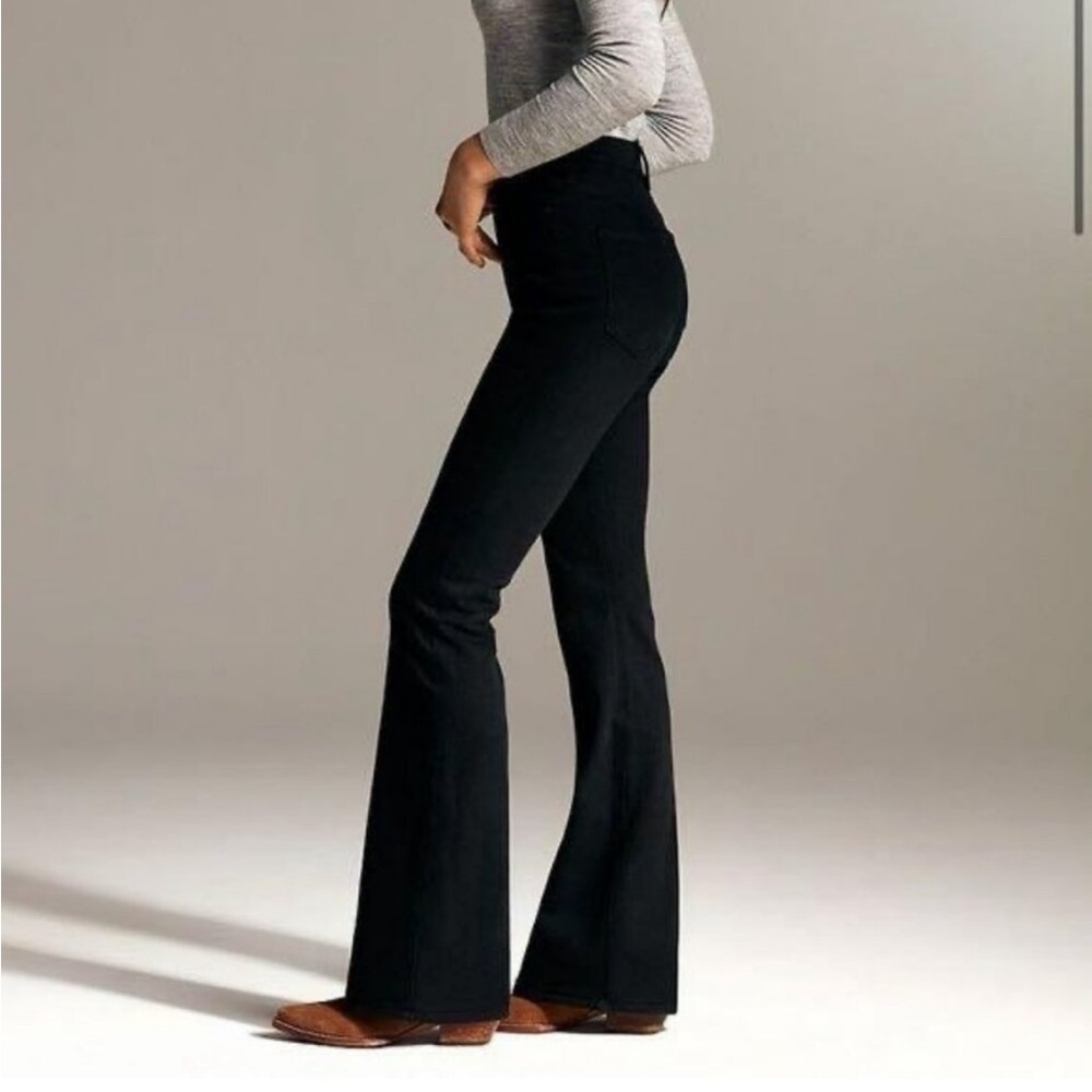 Aritzia Denim Forum The Marianne Flare size 27 Black